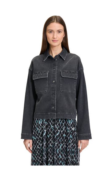 BETTY & CO Jeansjacke anthrazit
