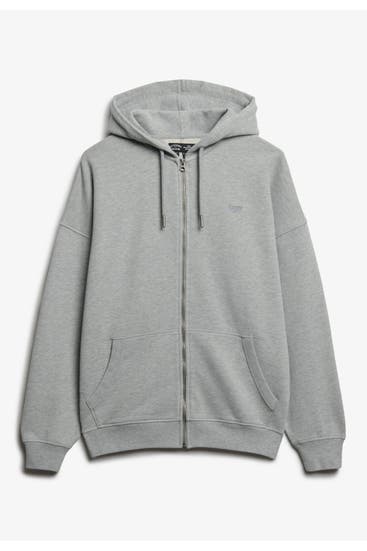 SUPERDRY - Sweatjacke hellgrau