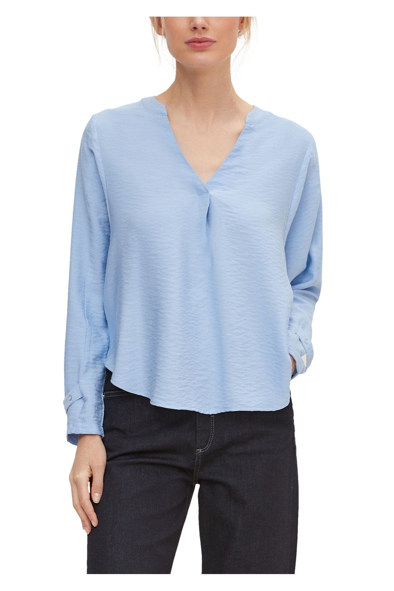 COMMA, Blusenshirt hellblau, Bild 1