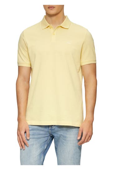S.OLIVER Polo-Shirt hellgelb