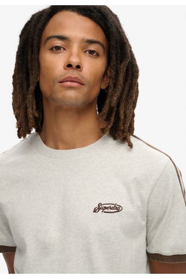 SUPERDRY T-Shirt zweifarbig