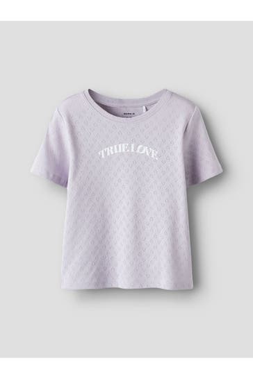 NAME IT T-Shirt flieder