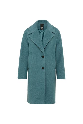 FUCHS SCHMITT Wollmixmantel petrol