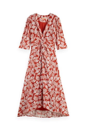 SCOTCH & SODA Kleid floral gemustert