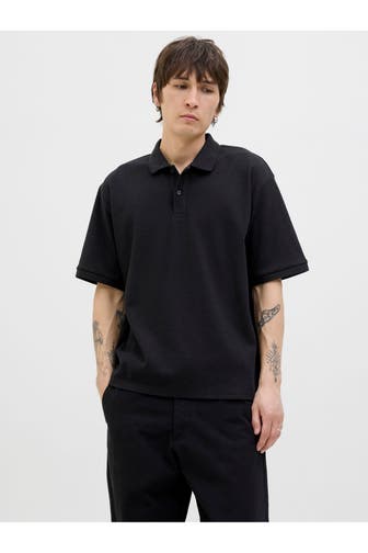 JACK & JONES Polo-Shirt schwarz