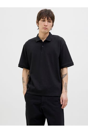 JACK & JONES - Polo-Shirt schwarz