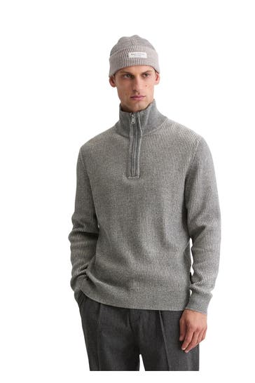 MARC O'POLO Strick-Troyer grau