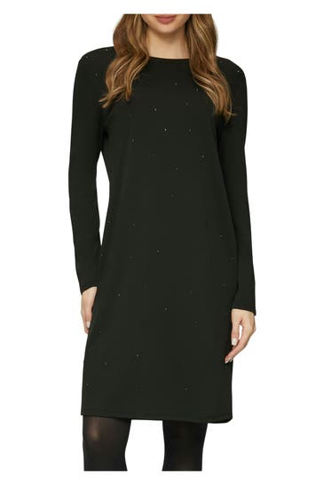 S.OLIVER Midikleid schwarz