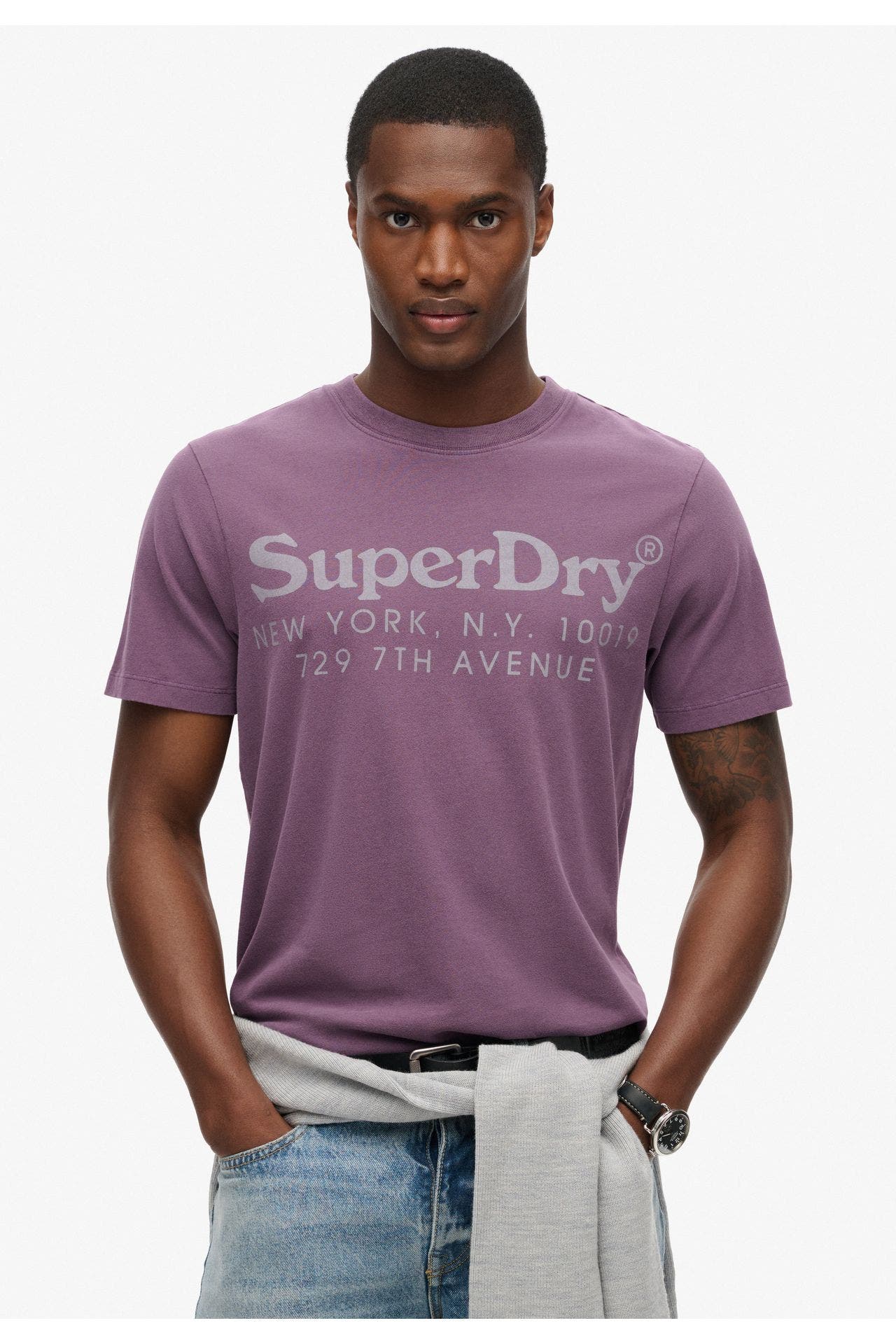 SUPERDRY T-Shirt pflaume, Bild 1