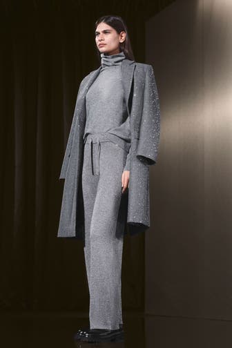 JOOP! Stoffhose Strickhose in Grau grau Marlene