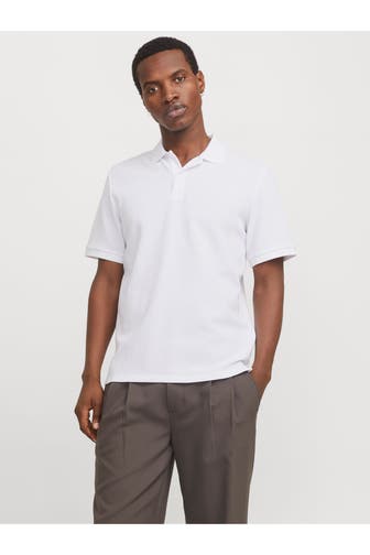 JACK & JONES Polo-Shirt weiß