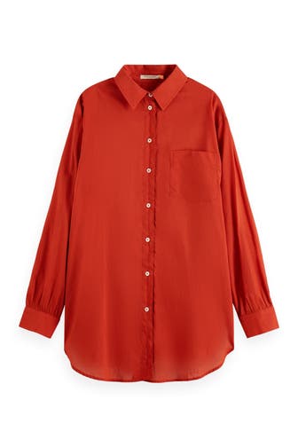 SCOTCH & SODA Casual-Bluse orangerot