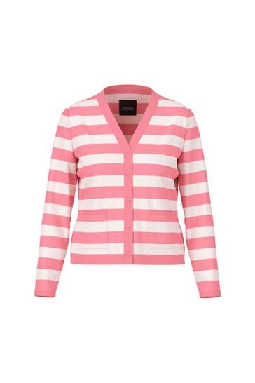 MARC CAIN Cardigan gestreift