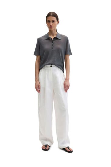 MARC O'POLO Grey knitwear polo shirt