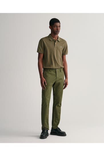 GANT Chino dunkelgrün