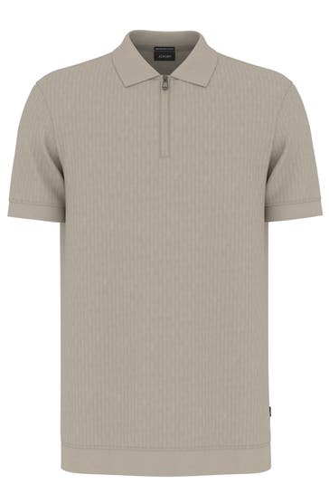 JOOP! Strick-Polo 'Franciscojose' beige