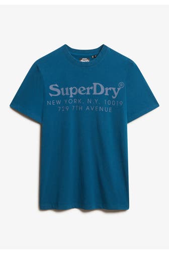 SUPERDRY T-Shirt azurblau