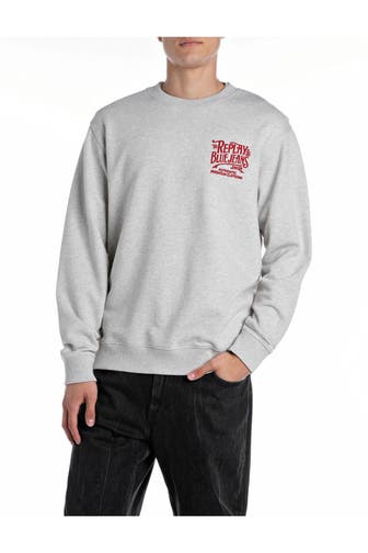 REPLAY Sweatshirt hellgrau