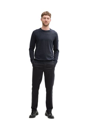 TOM TAILOR Strickpullover dunkelgrau