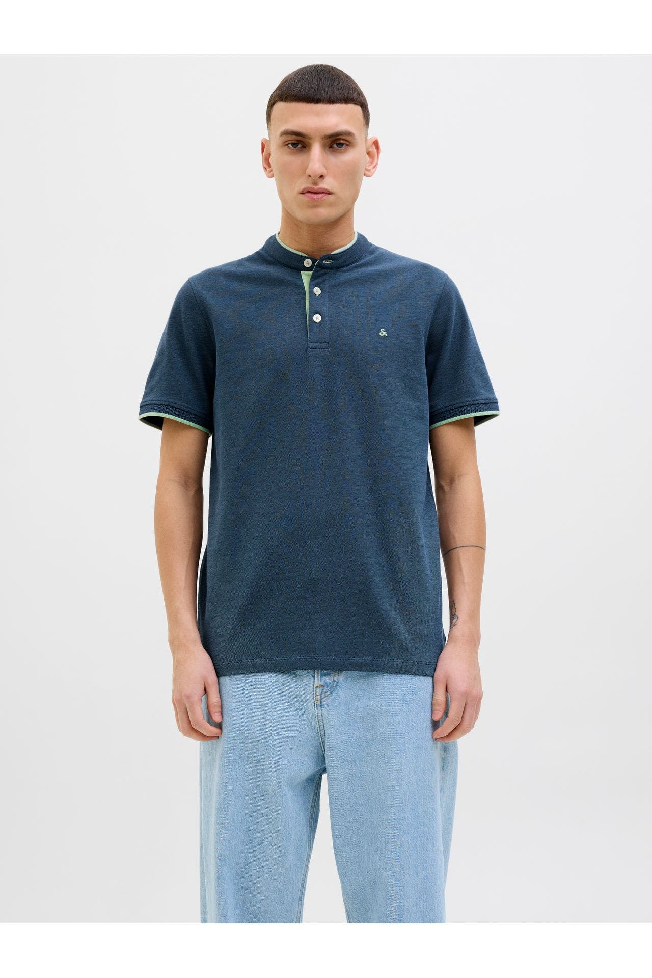 JACK & JONES Polo-Shirt 'Paulos' dunkelblau, Bild 1