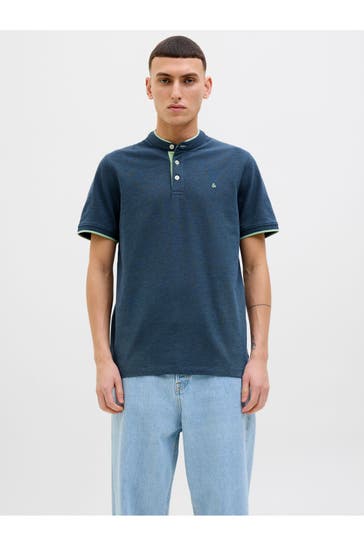 JACK & JONES Polo-Shirt 'Paulos' dunkelblau