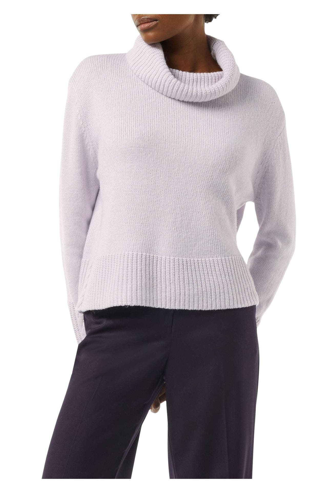 COMMA, Rollkragenpullover lavendel, Bild 1