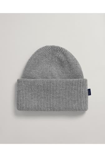 GANT Strickmütze grau