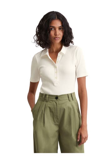 MARC O'POLO Polo-Shirt weiß
