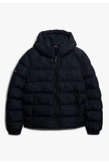SUPERDRY Steppjacke navy