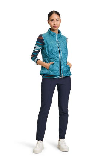 BETTY BARCLAY Steppweste petrol