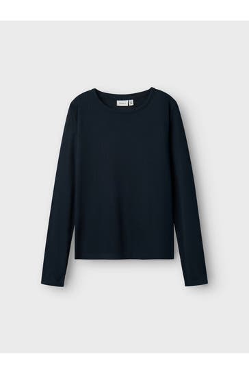 NAME IT Langarmshirt navy