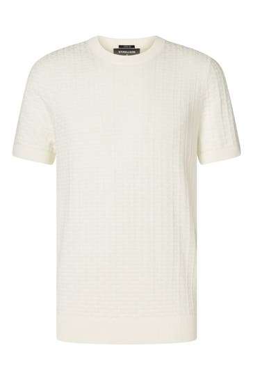 STRELLSON Strickshirt 'Robas' weiß
