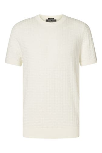 STRELLSON Strickshirt 'Robas' weiß