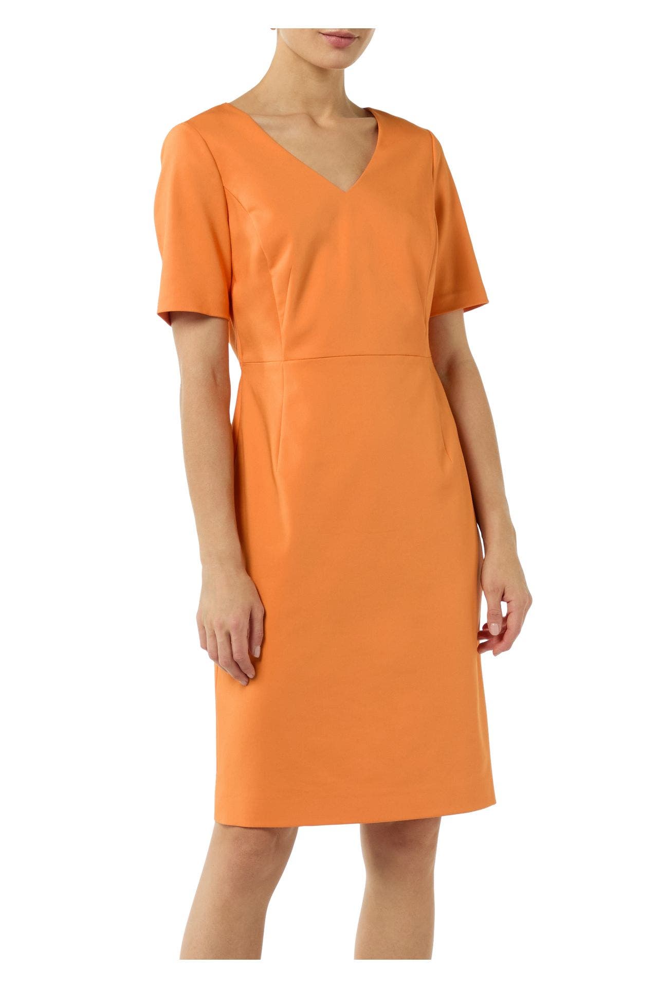 COMMA, Etuikleid orange, Bild 1