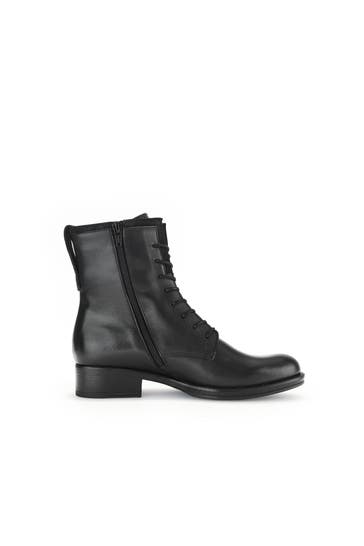 GABOR Schnürstiefel 'Foulard' schwarz