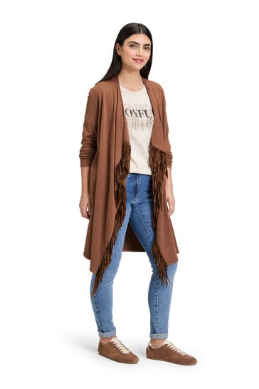 BETTY BARCLAY Strickjacke dunkelbraun
