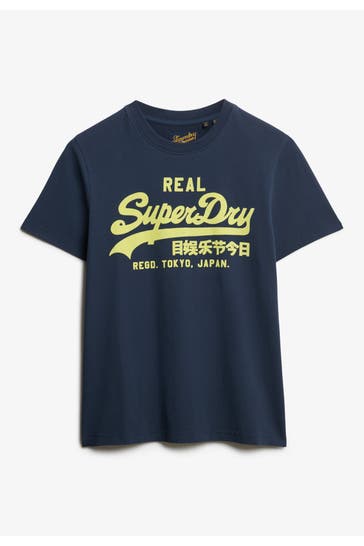 SUPERDRY T-Shirt navy