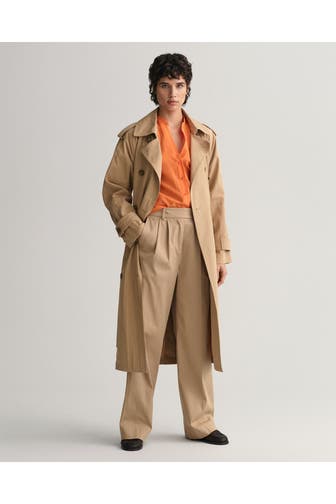 GANT Seidenmix-Bluse orange