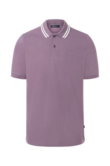 MAERZ MUENCHEN Polo-Shirt lila