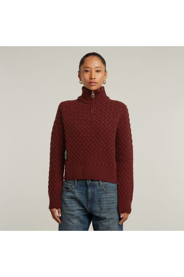 G-STAR Wollmixpullover beere