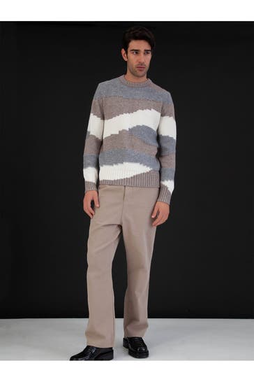 FTC Strickpullover gemustert