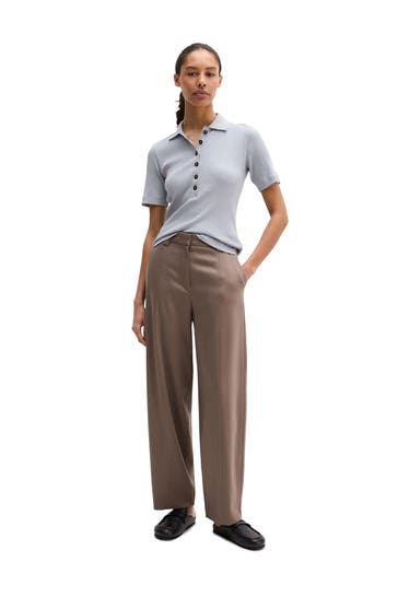 MARC O'POLO Polo-Shirt taubenblau