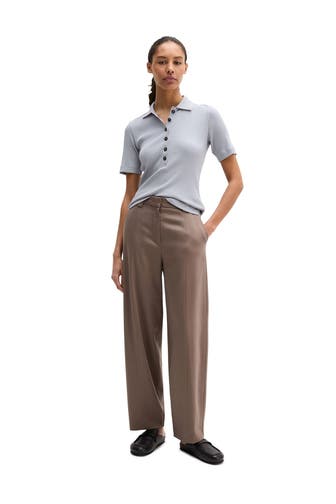 MARC O'POLO Polo-Shirt taubenblau