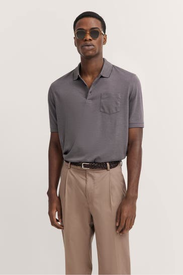BUGATTI Polo-Shirt taupe