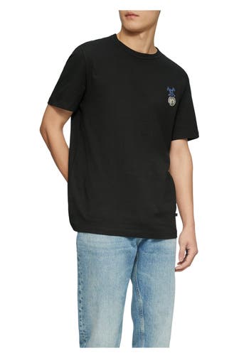 S.OLIVER T-Shirt schwarz