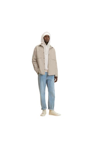 TOM TAILOR Hoodie steingrau