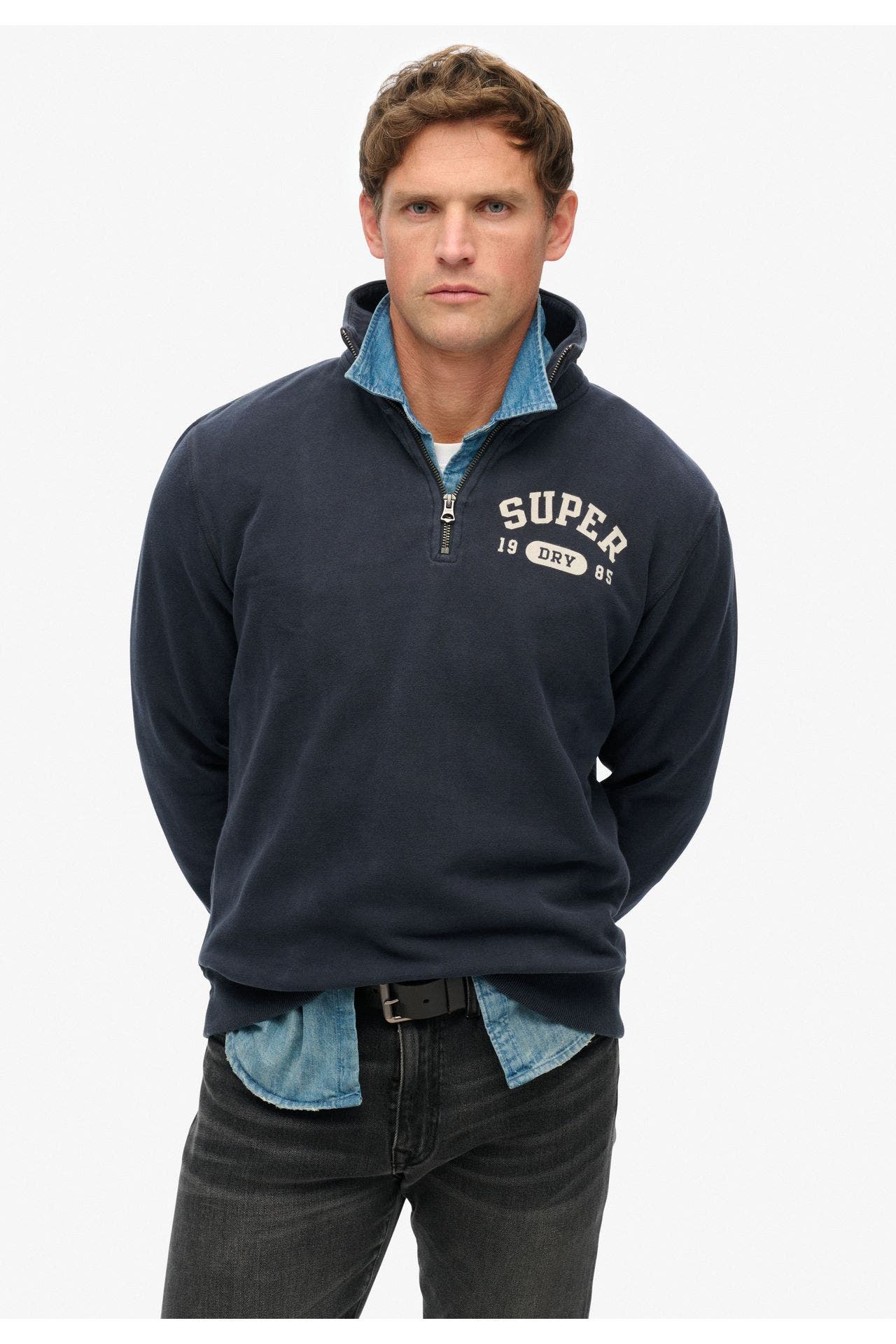 SUPERDRY Sweat-Troyer navy, Bild 1