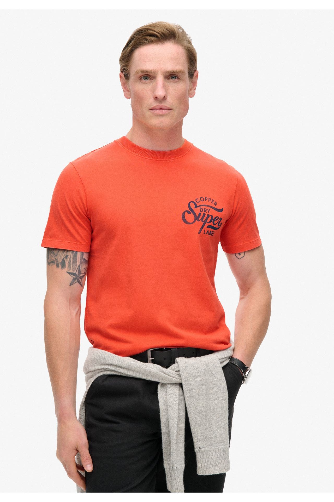 SUPERDRY T-Shirt 'Copper Label' orange, Bild 1