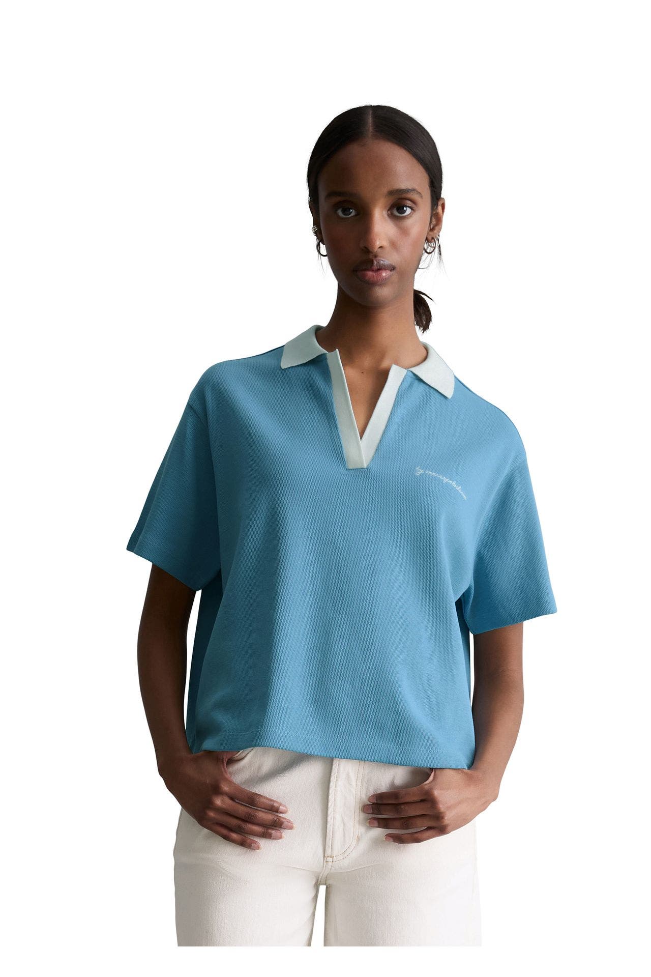 MARC O'POLO DENIM Polo-Shirt petrol, Bild 1