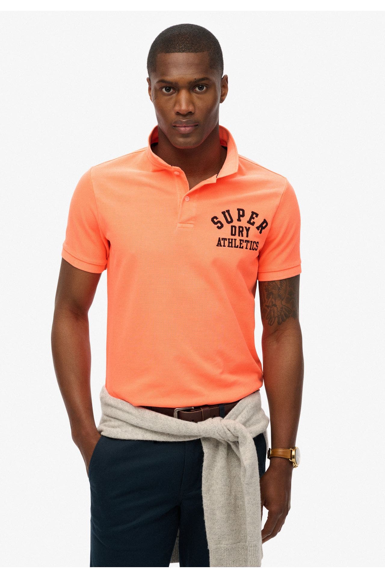SUPERDRY Polo-Shirt neonorange, Bild 1